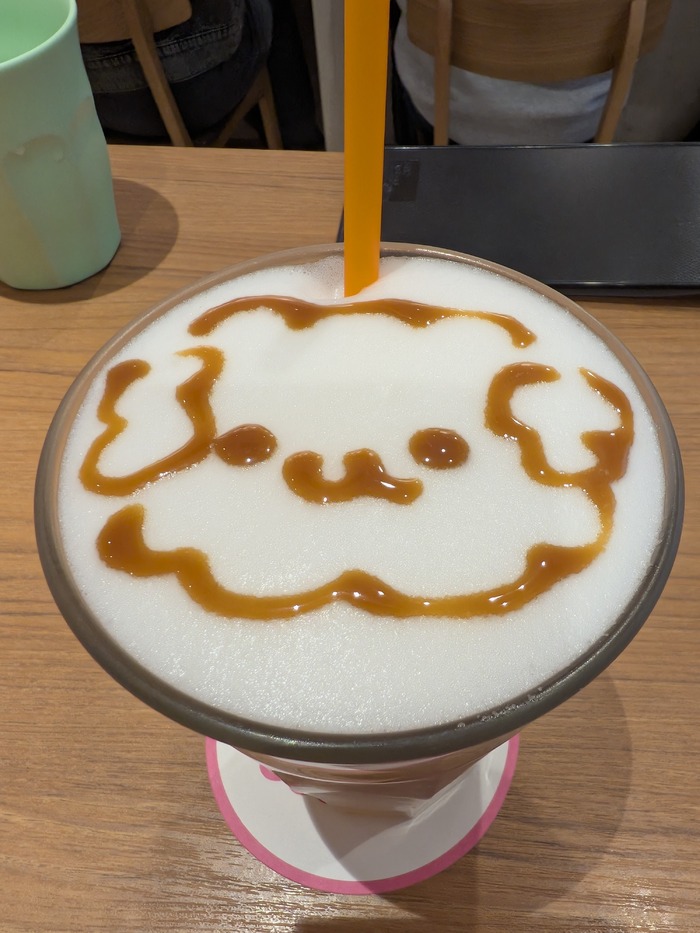 キャラメルラテ