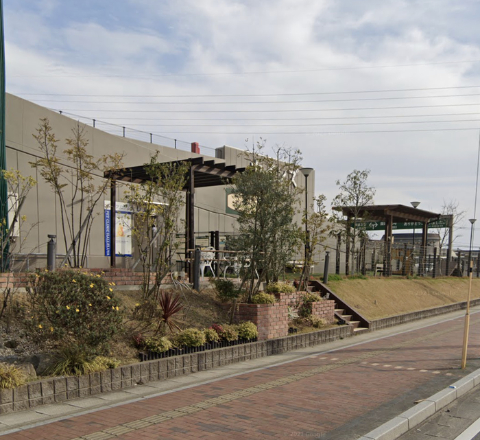 道路から見たドッグラン