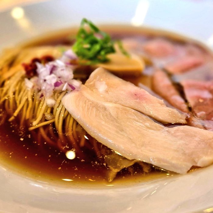 白トリュフオリーブの醤油らぁ麺