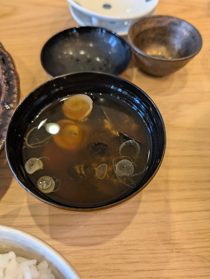 とろっとした美味しいしじみ汁