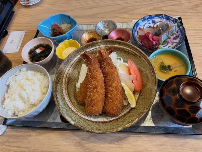 エビフライ定食