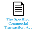 The Specified Commeraial Transaction Act