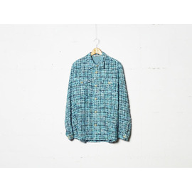 AURALEE オーラリー A22AB01HT HOMESPUN TWEED SHIRTS BLOUSON BEIGE