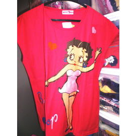 ベティー（ベティ） ブープ　betty boop 薄手　キュート　キャミソール コミック柄　スタッズ Aライン　タンクトップ　バックシアー ベティー（ベティ） ブープ betty boop 薄手 キュート